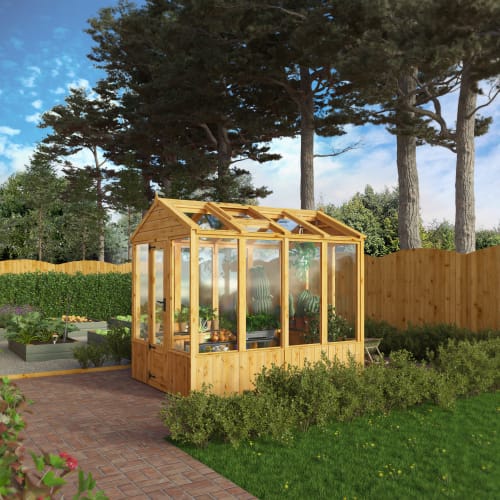 Mercia 8 x 6 Woodsman Apex Greenhouse - Styrene