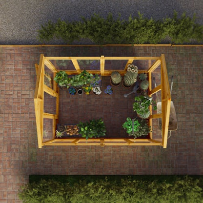 Mercia 8 x 6 Woodsman Apex Greenhouse - Styrene