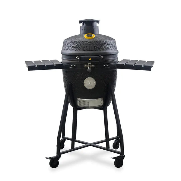 GRLLR Ember Classic 18-Inch Ceramic Kamado BBQ Grill with Trolley