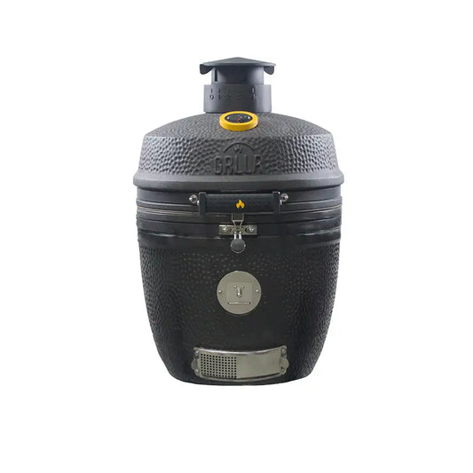 GRLLR Ember Classic 18 inch Kamado Grill | Charcoal Black | Built In
