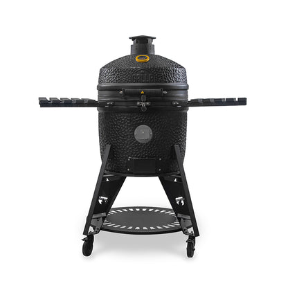 GRLLR Ember Pro Shiny Black Kamado BBQ with Trolley