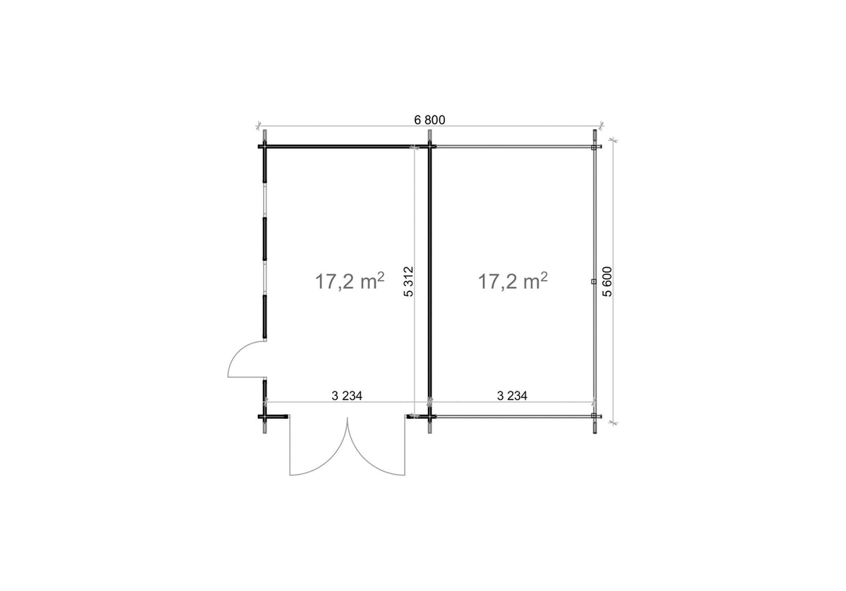 Shire Garage+Carport 6,8x5,6