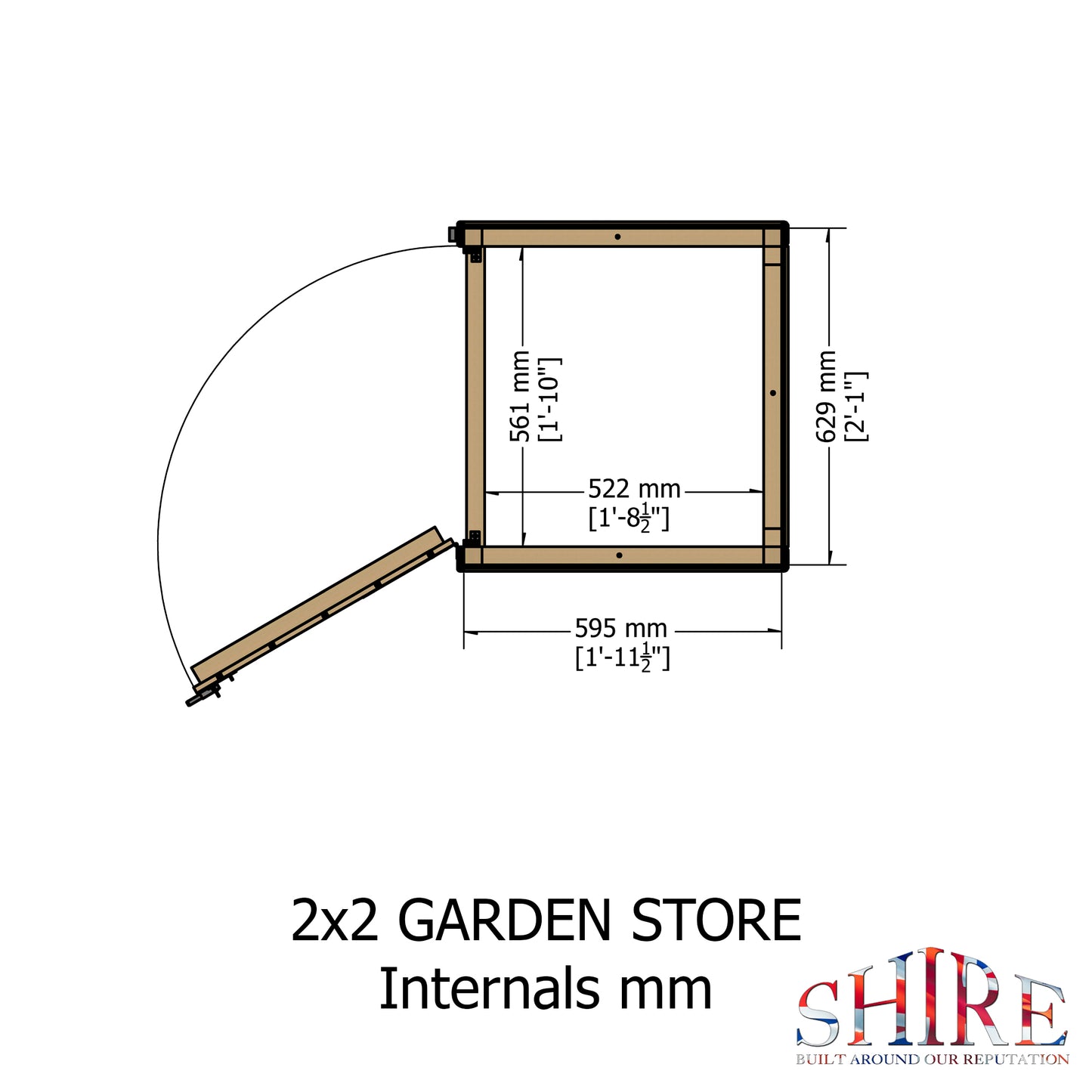 Shire Garden Store Shiplap 2x2