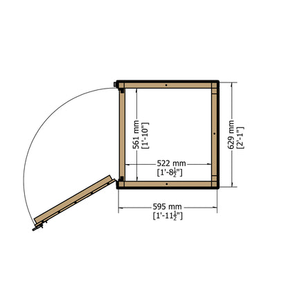 Shire Garden Store Shiplap 2x2