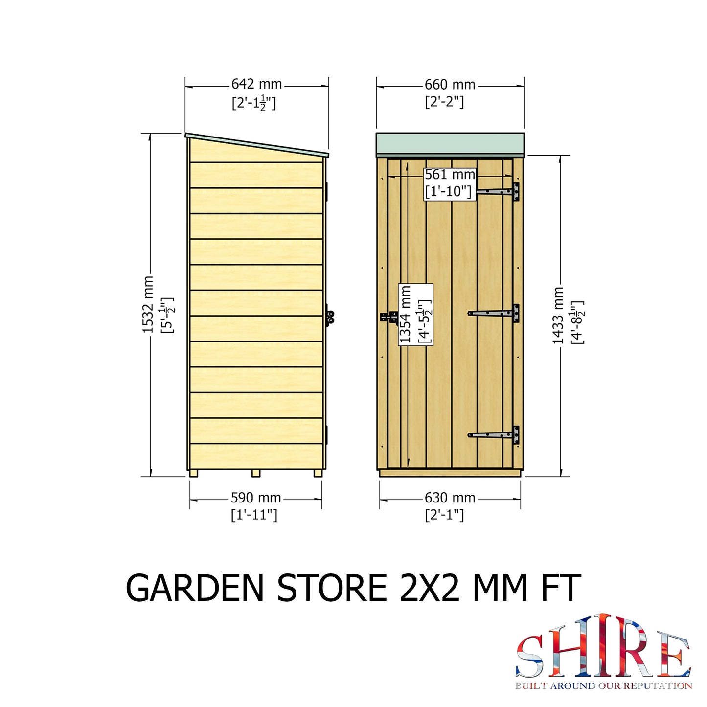 Shire Garden Store Shiplap 2x2