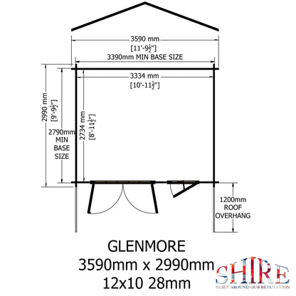 Shire Glenmore 12x10