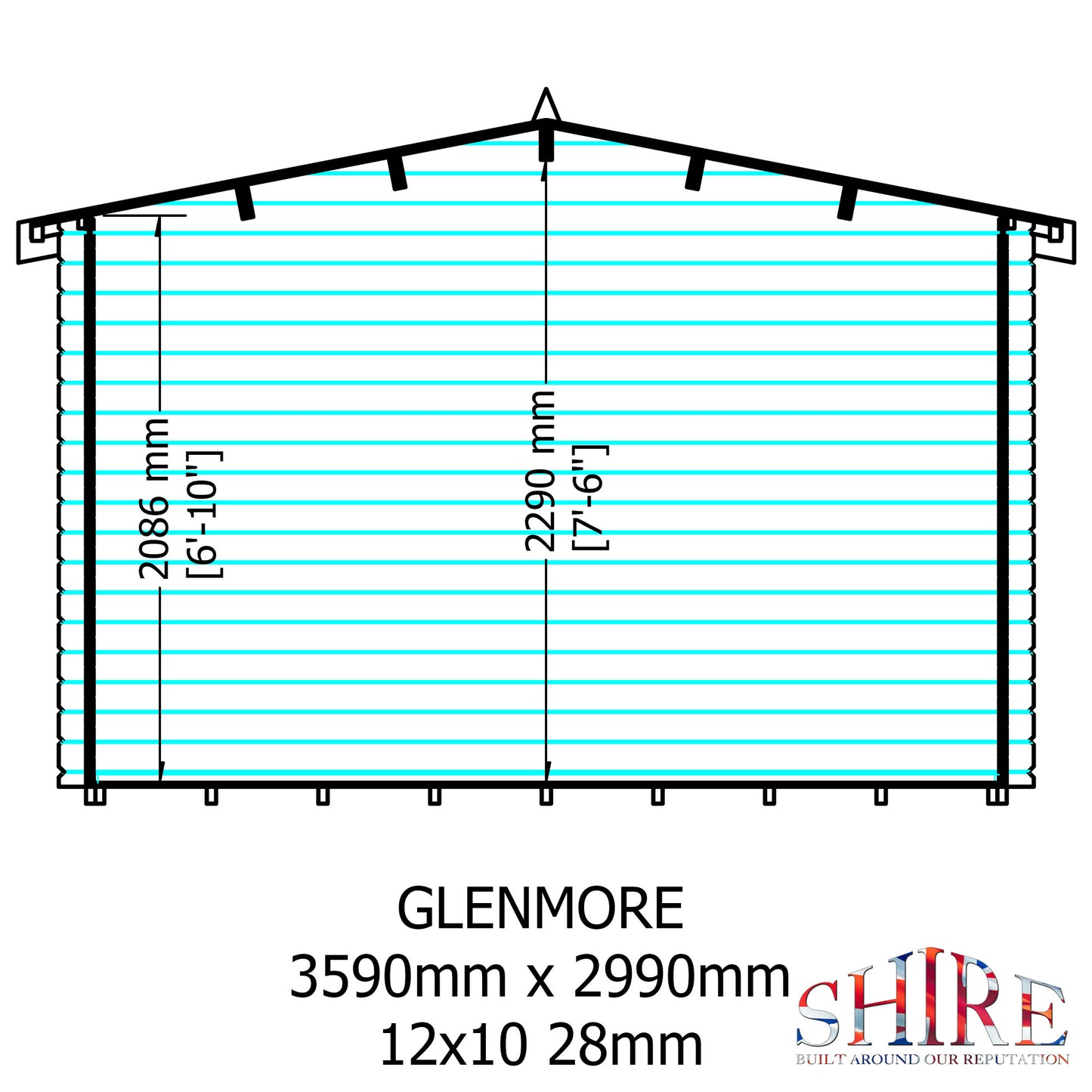 Shire Glenmore 12x10