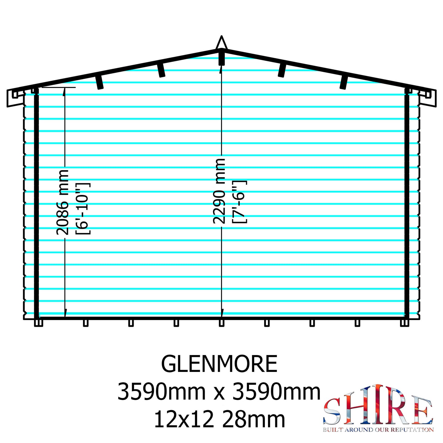 Shire Glenmore 12x12