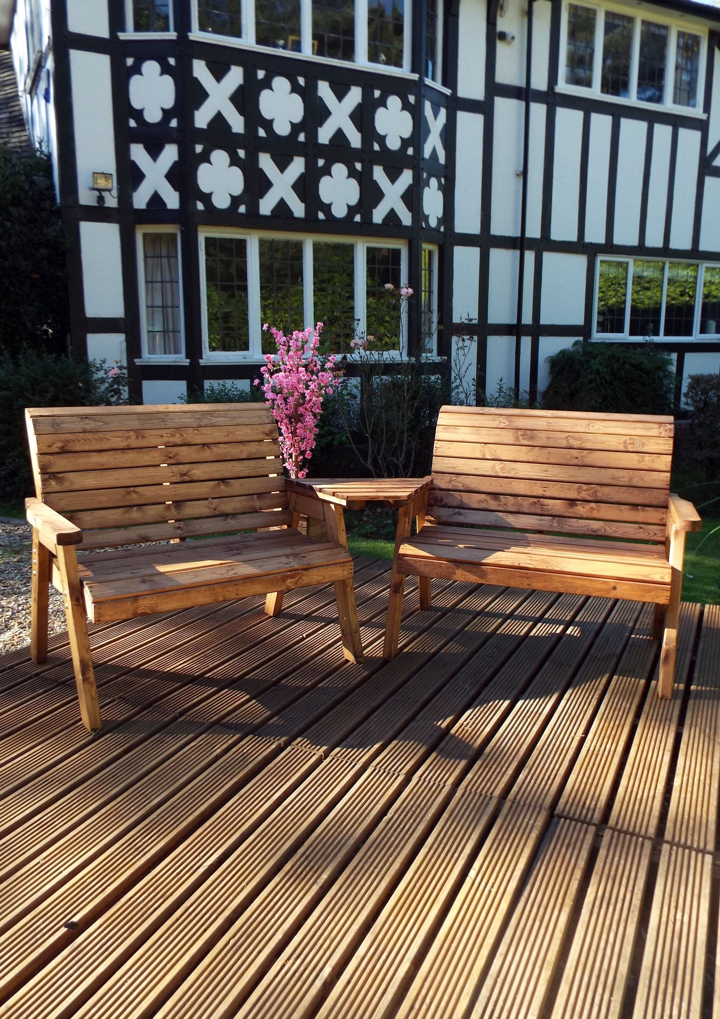 Charles Taylor Twin Bench Set Angled