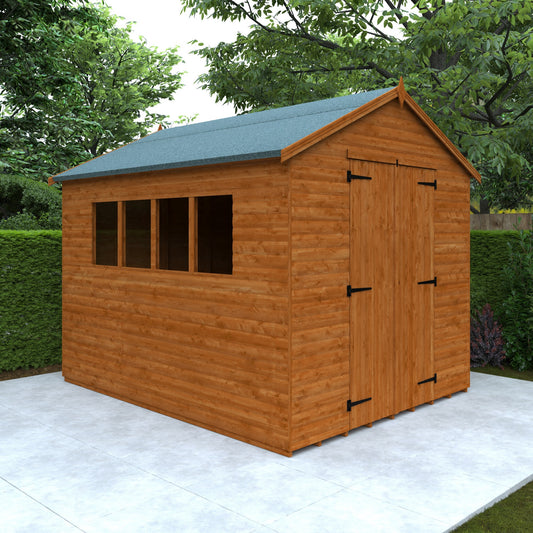 10x8 Loglap Workshop STD Framing