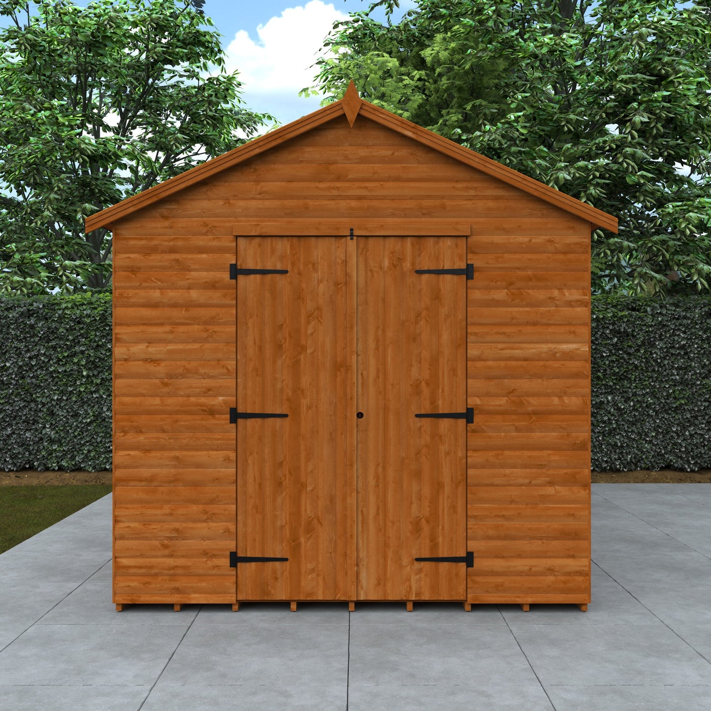 14x8 Loglap Workshop STD Framing