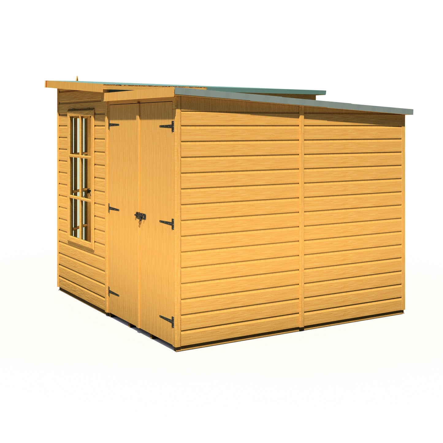 Shire Hampton with Side Shed	8 x 12