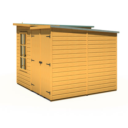 Shire Hampton with Side Shed	8 x 12