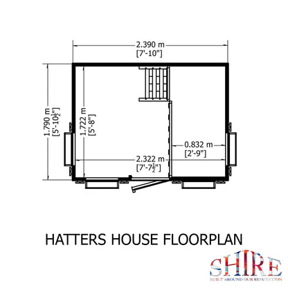 Shire Hatter House 8x6