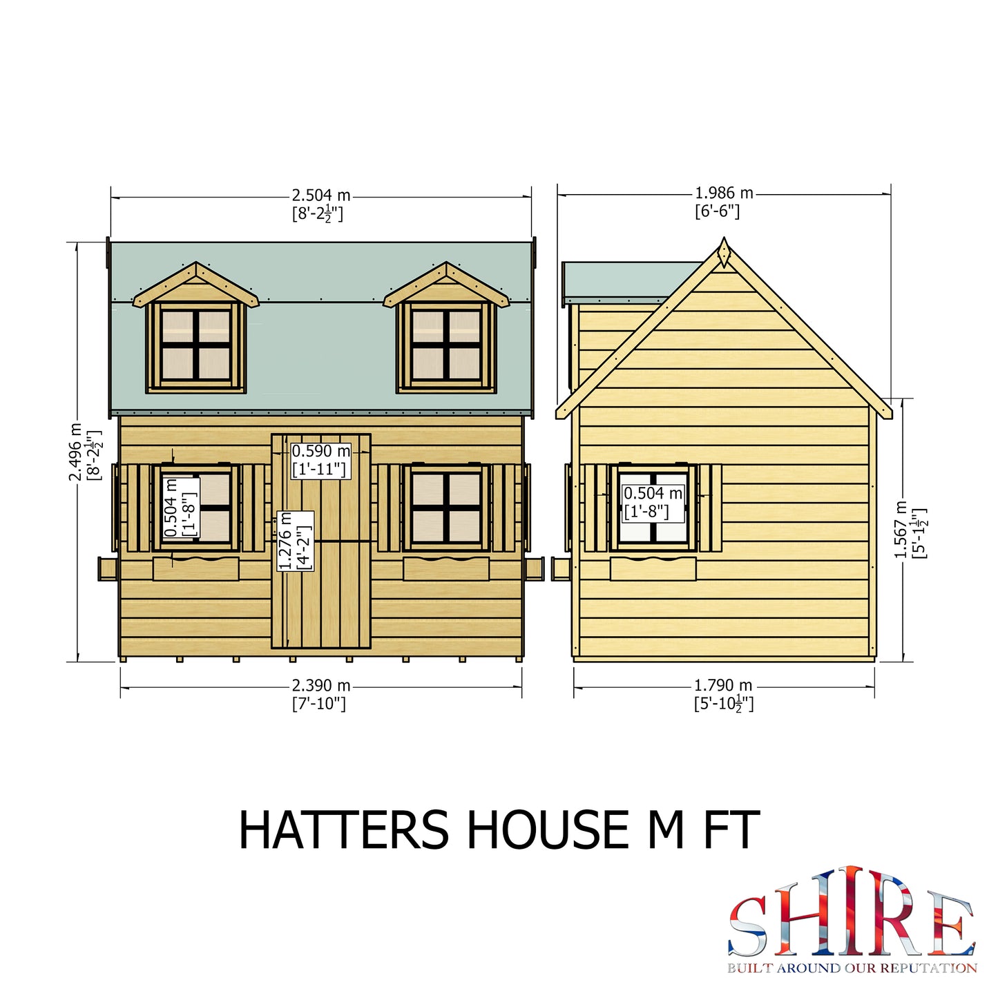 Shire Hatter House 8x6