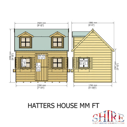 Shire Hatter House 8x6