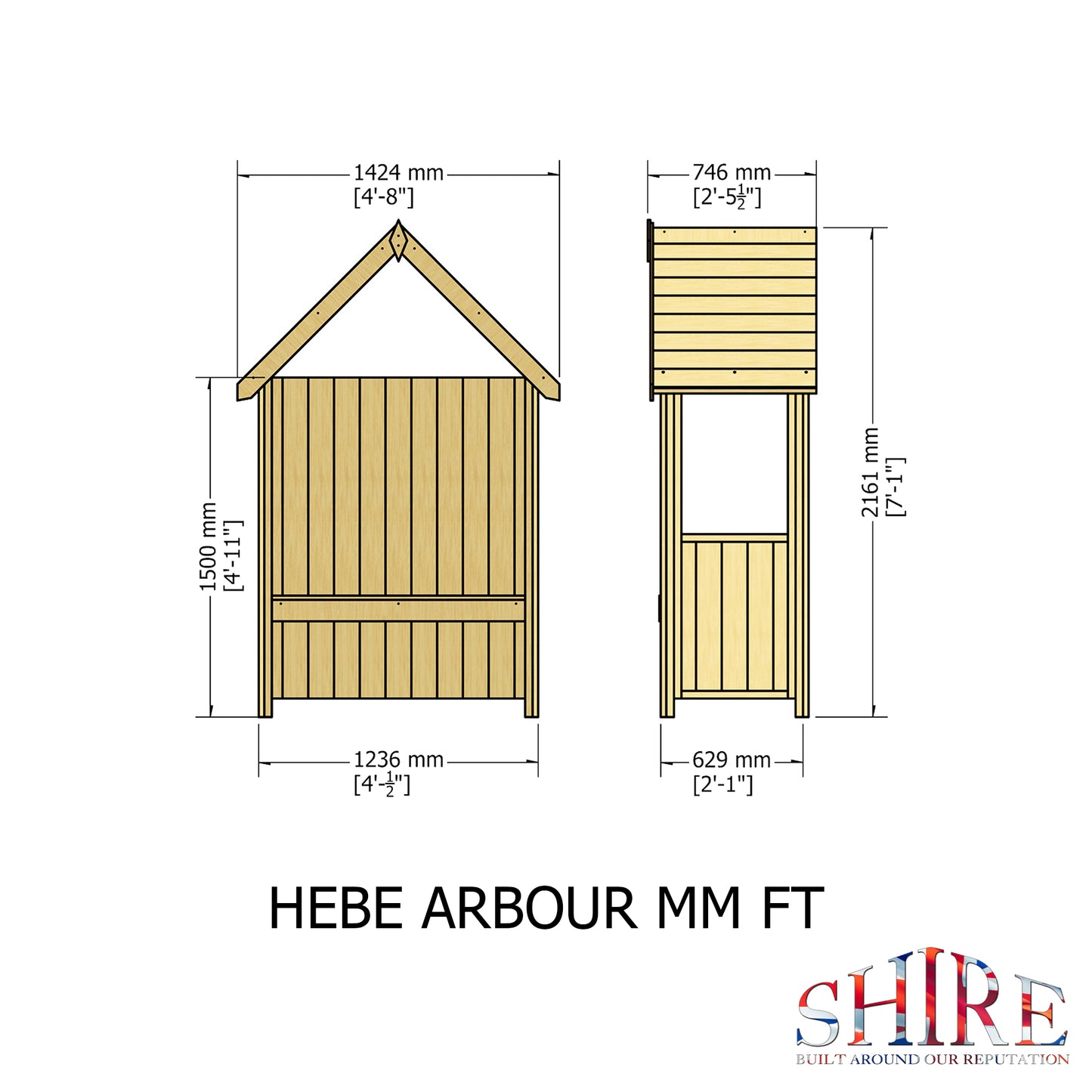 Shire Hebe Pressure treated