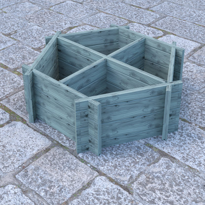 Shire Hexagonal Planter Pressure treated 4