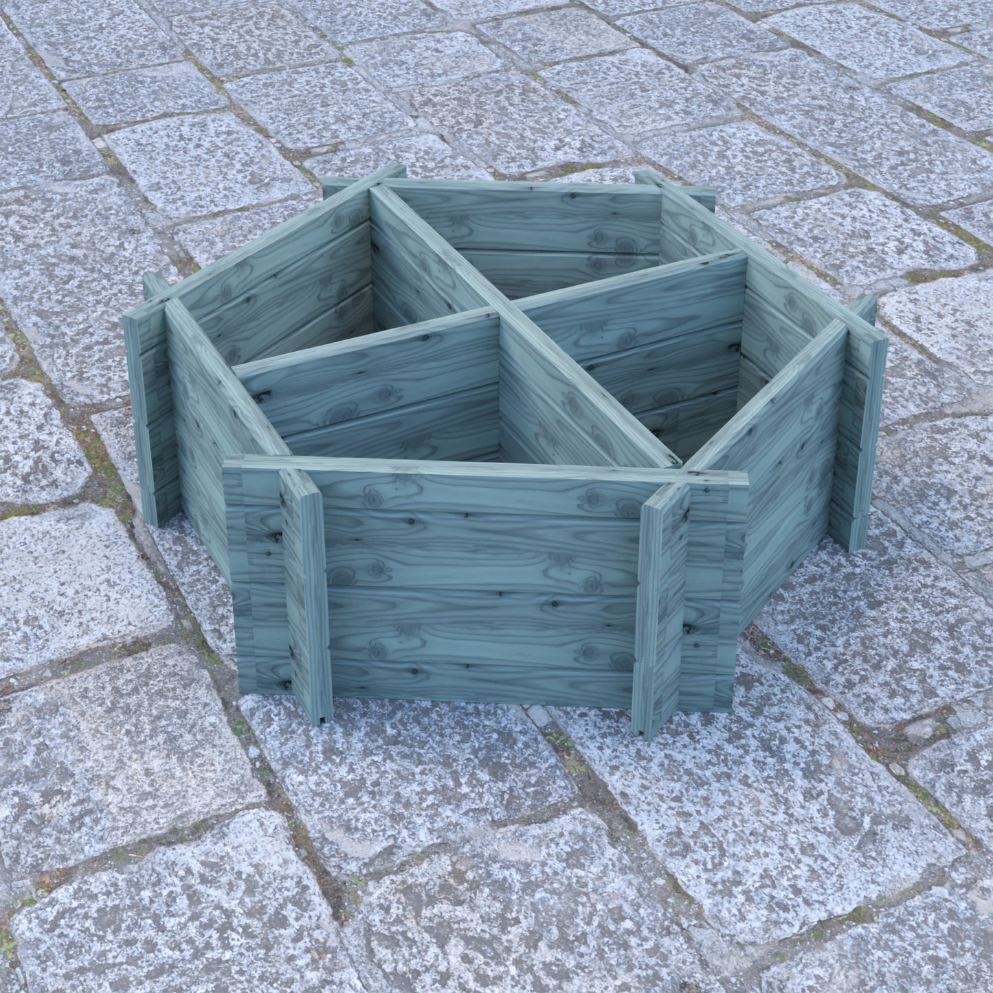 Shire Hexagonal Planter Pressure treated 4