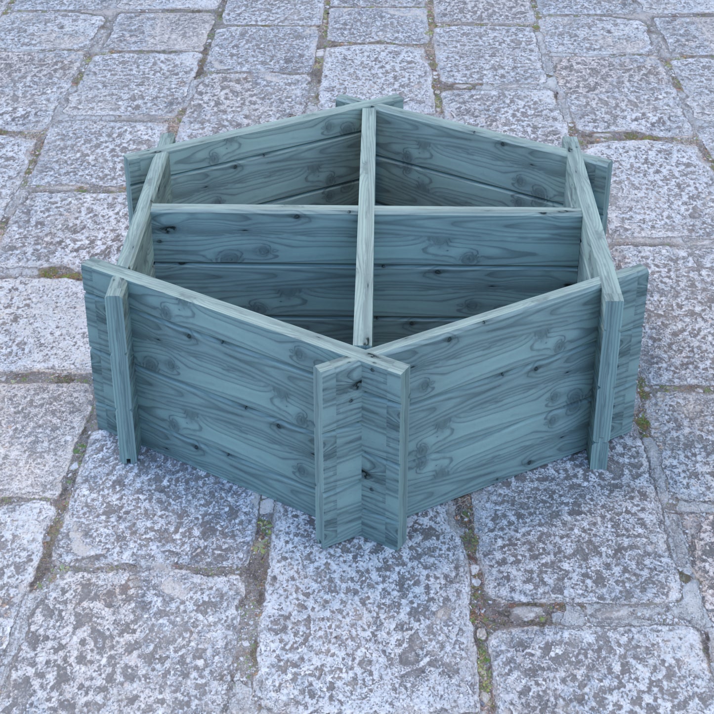 Shire Hexagonal Planter Pressure treated 4