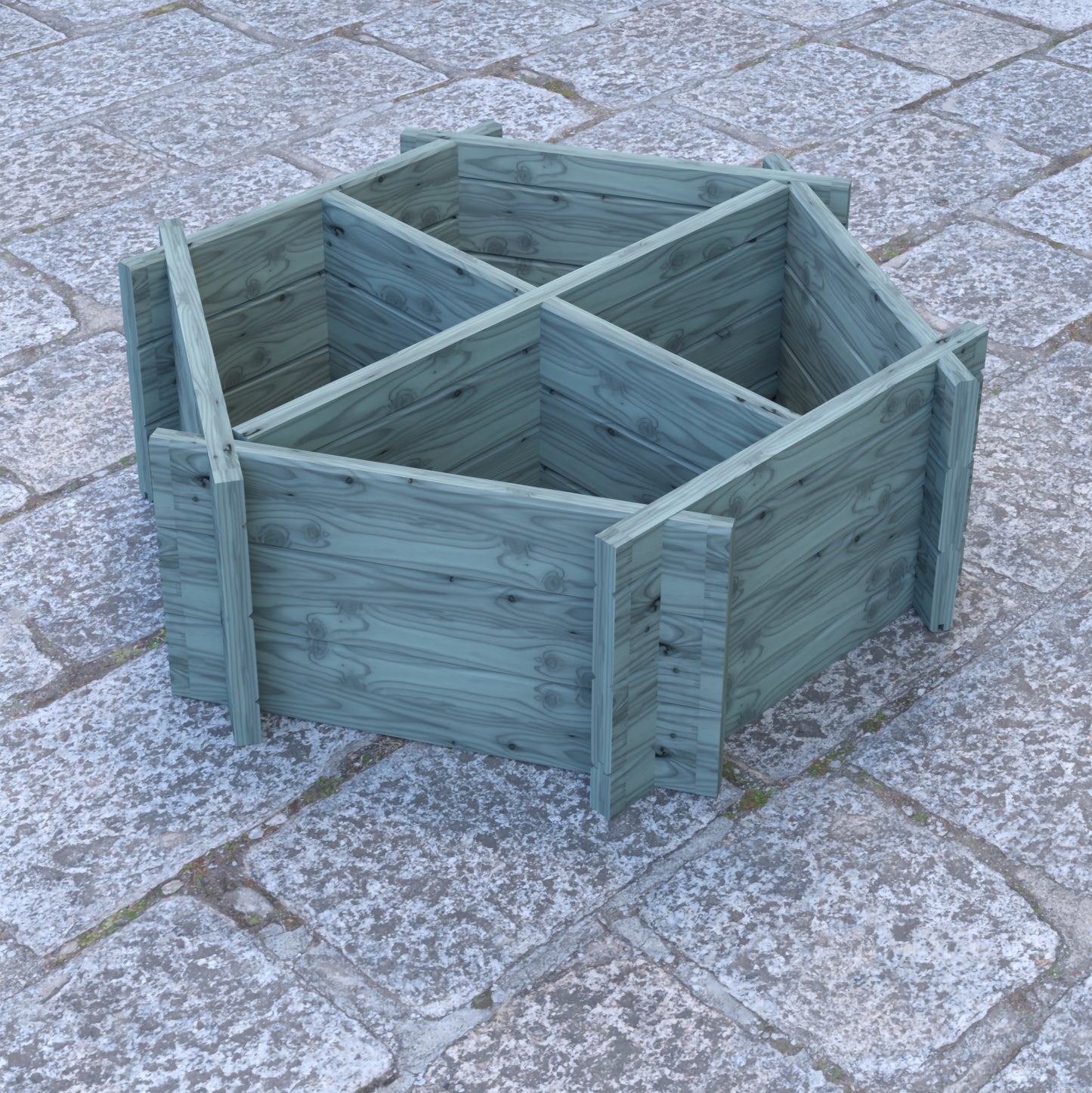 Shire Hexagonal Planter Pressure treated 4