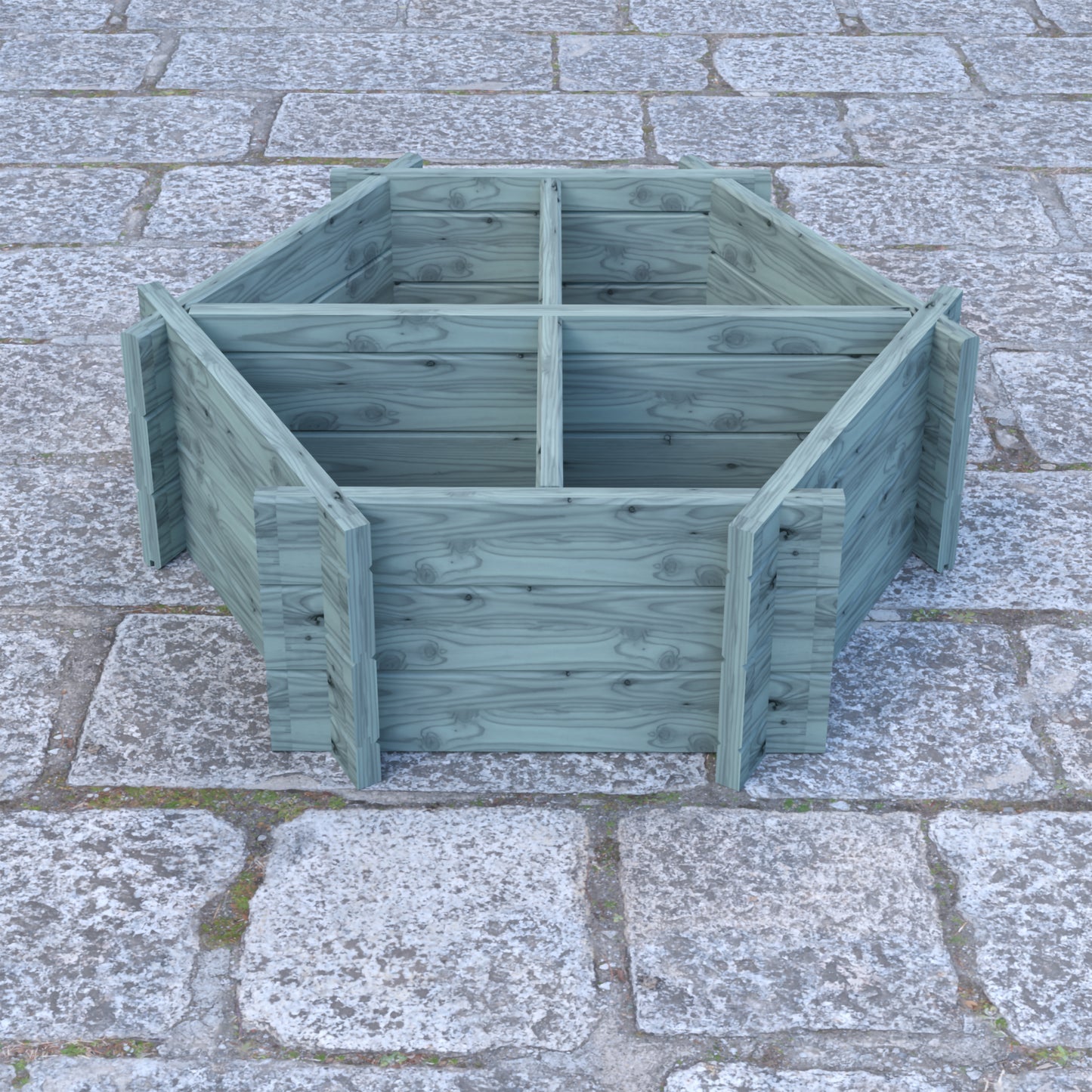 Shire Hexagonal Planter Pressure treated 4