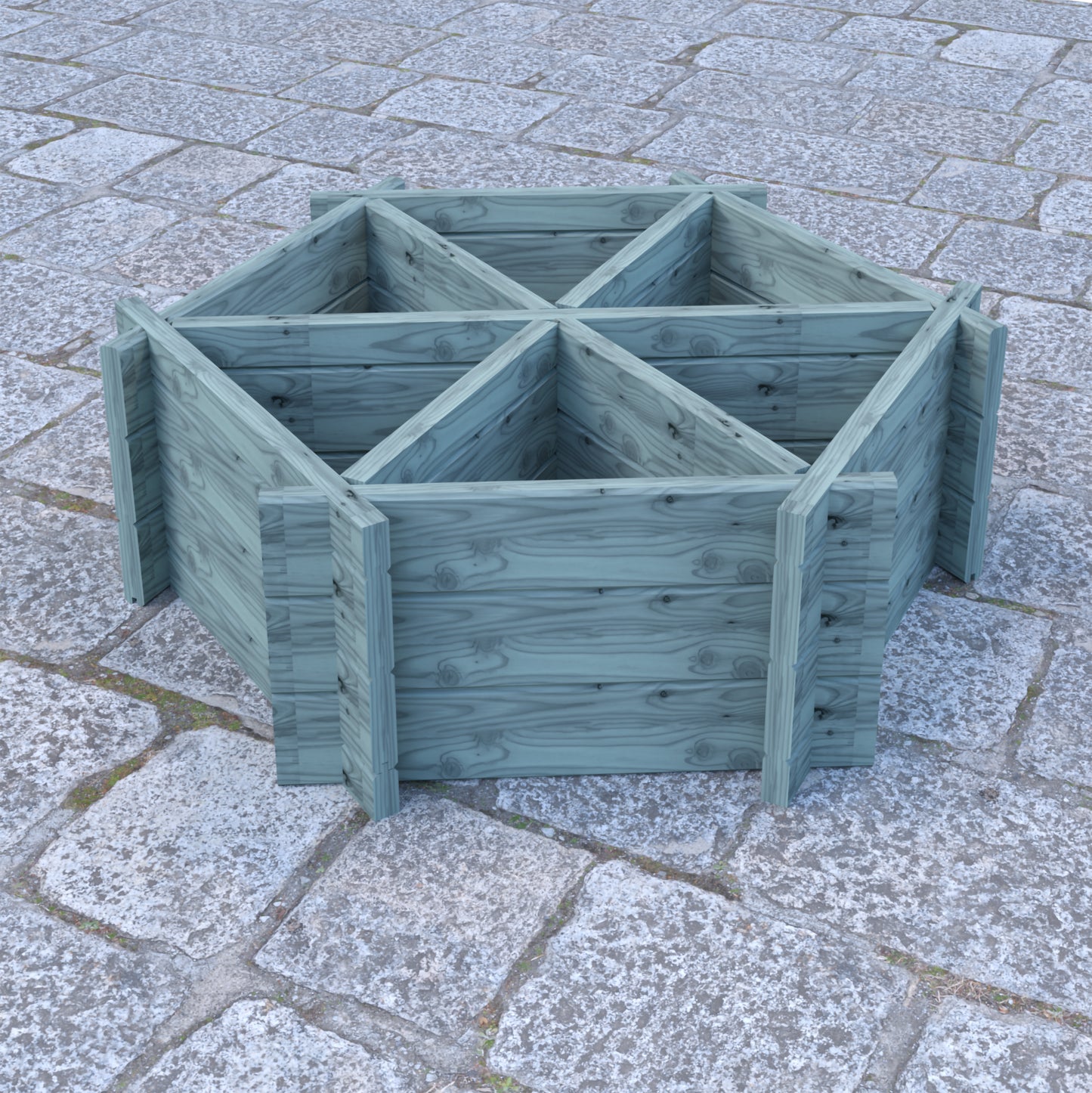 Shire Hexagonal Planter Pressure treated 6