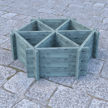 Shire Hexagonal Planter Pressure treated 6