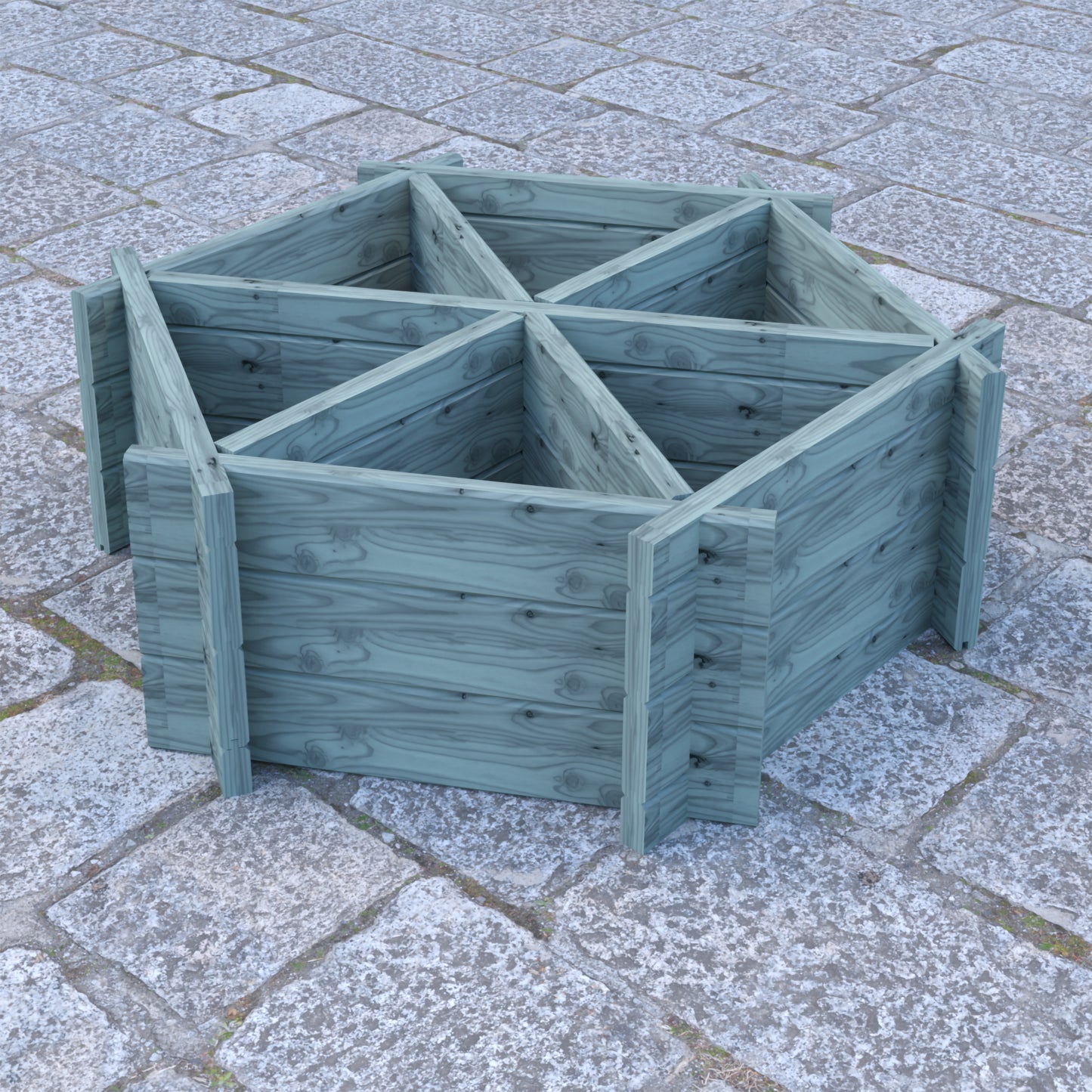 Shire Hexagonal Planter Pressure treated 6