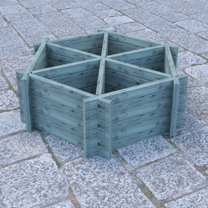 Shire Hexagonal Planter Pressure treated 6