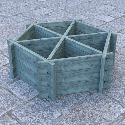 Shire Hexagonal Planter Pressure treated 6