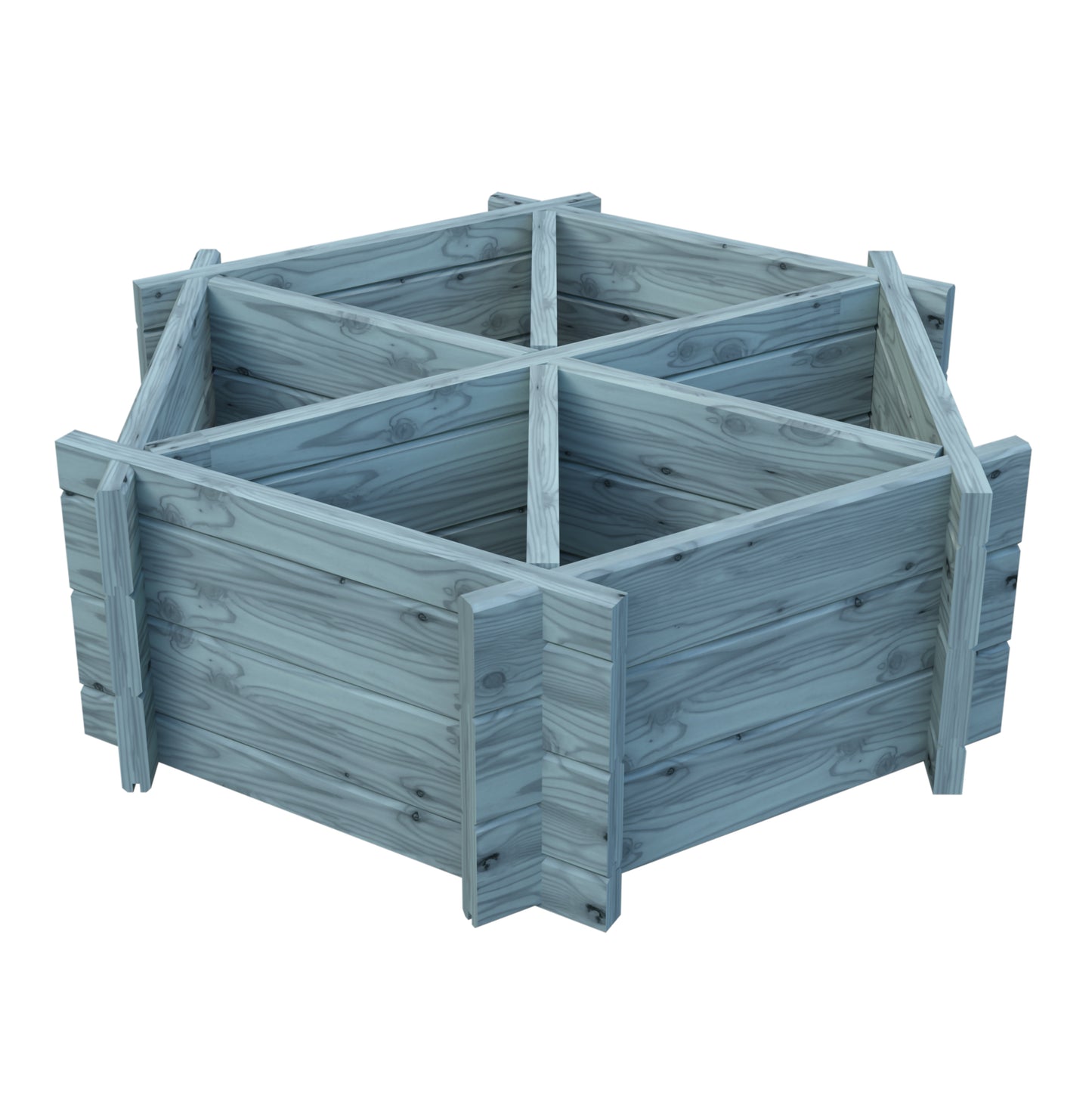 Shire Hexagonal Planter Pressure treated 6