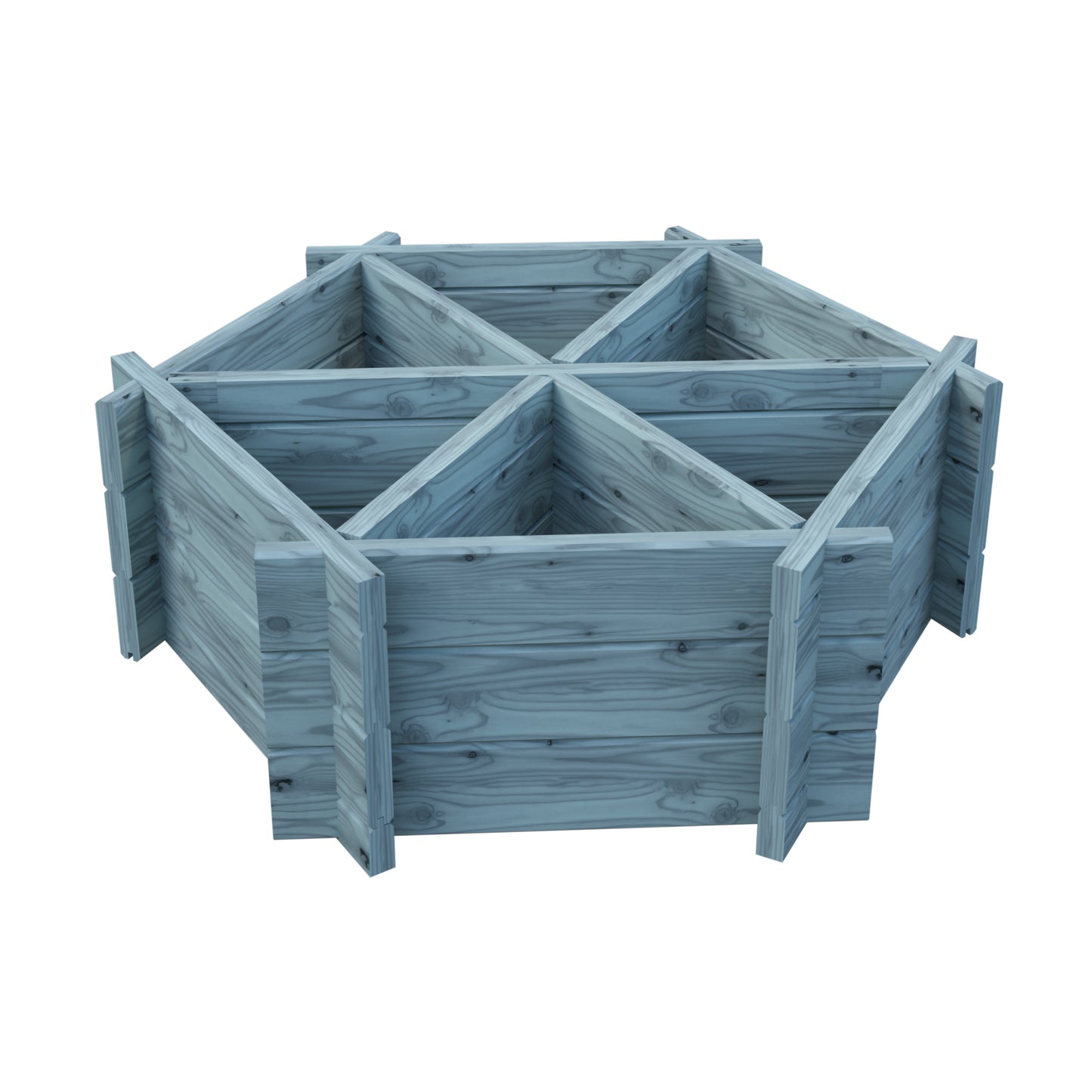 Shire Hexagonal Planter Pressure treated 6