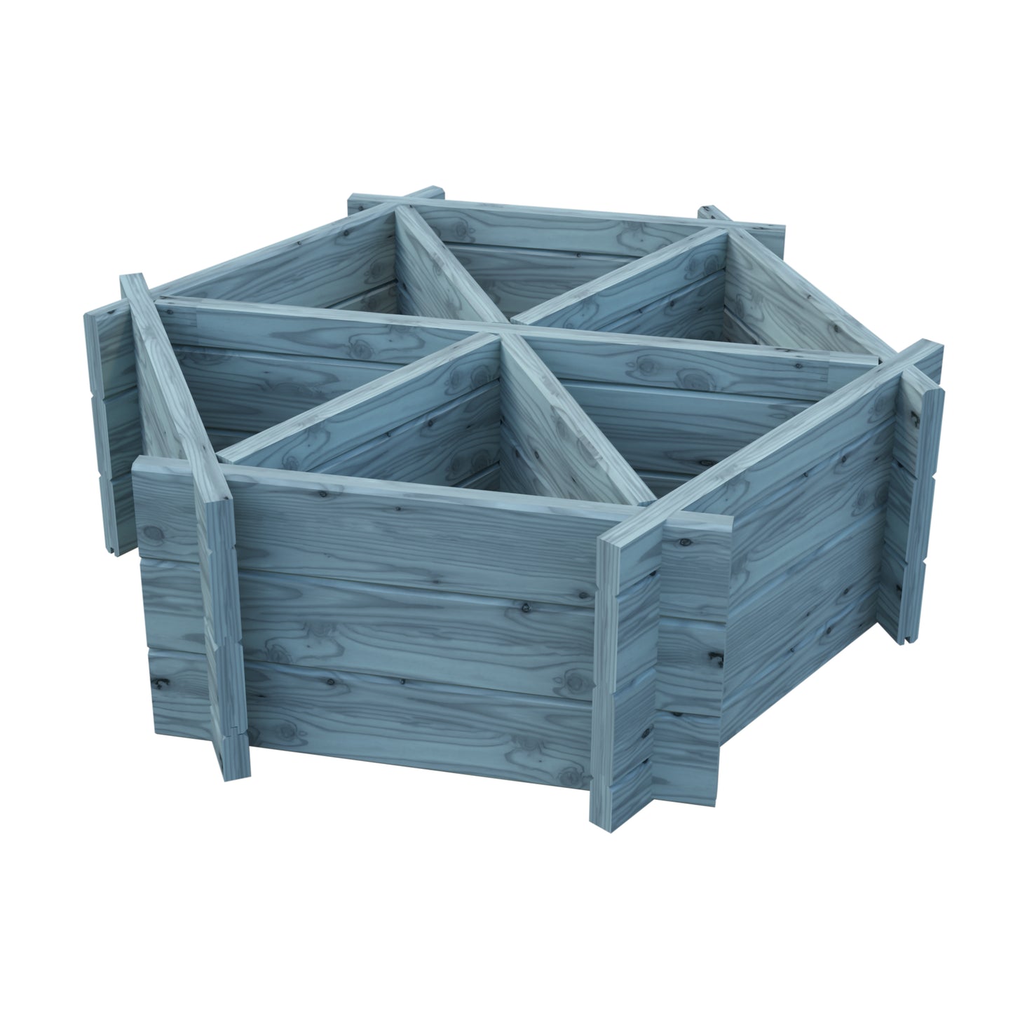 Shire Hexagonal Planter Pressure treated 6