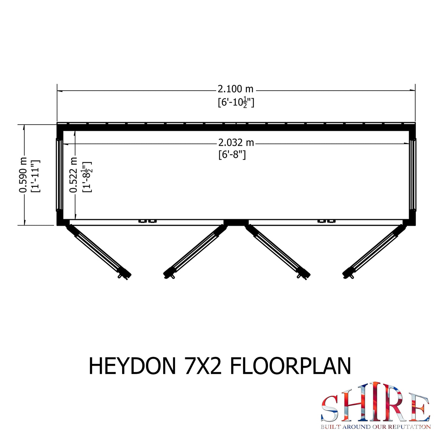 Shire Heydon 7x2