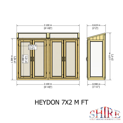 Shire Heydon 7x2