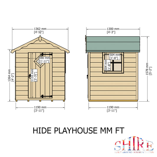 Shire Hide 4x4 Shiplap