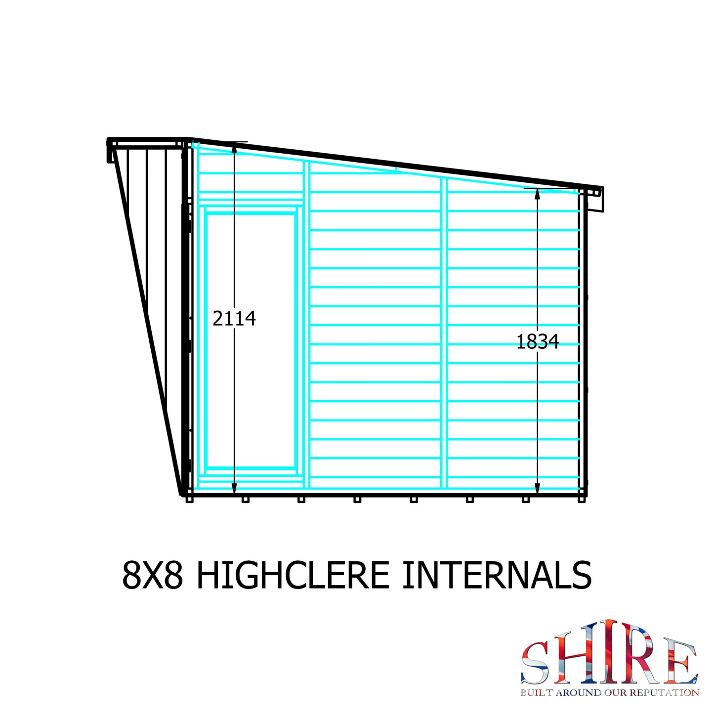 Shire Highclere 8x8 Shiplap