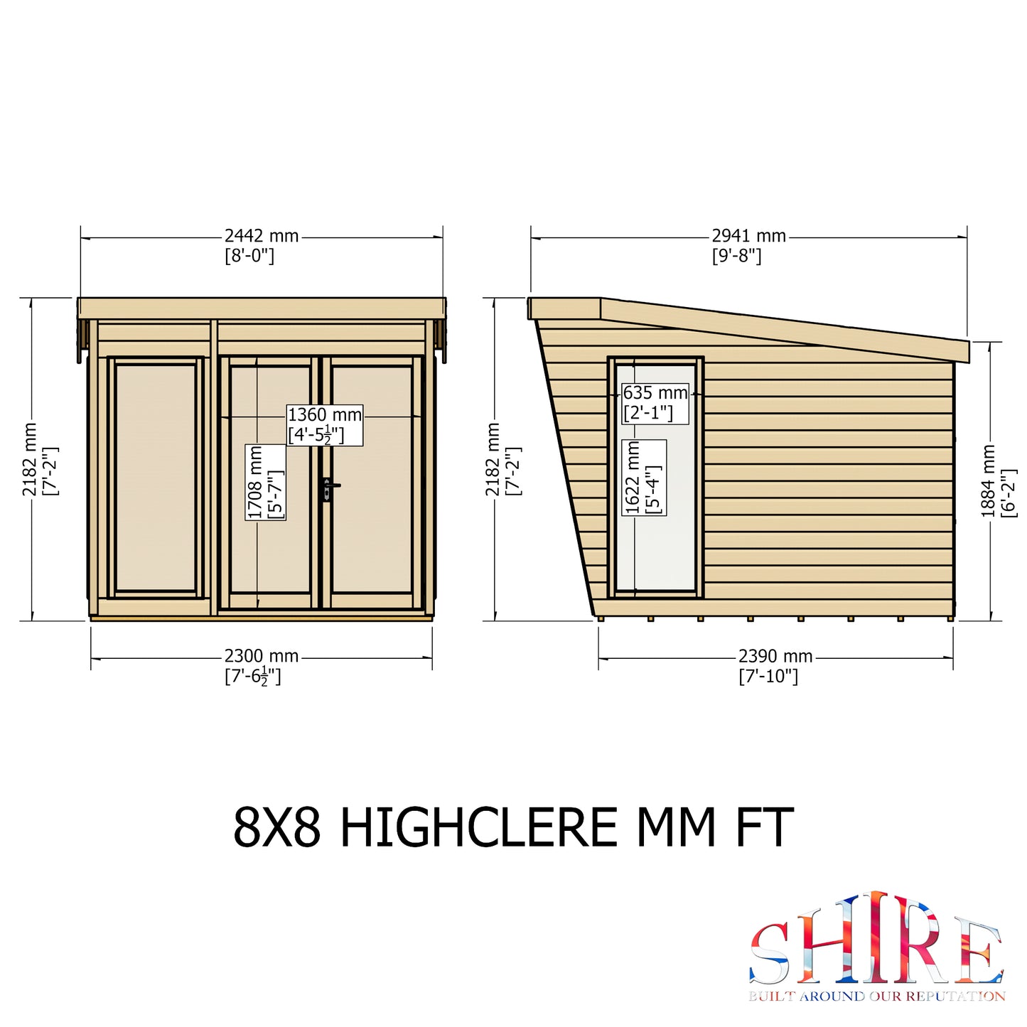 Shire Highclere 8x8 Shiplap