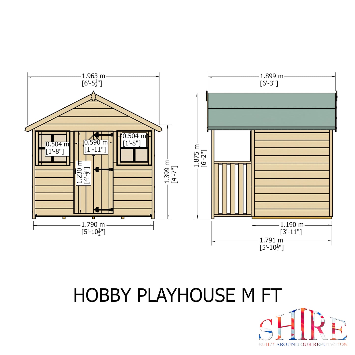 Shire Hobby 6x4 Shiplap