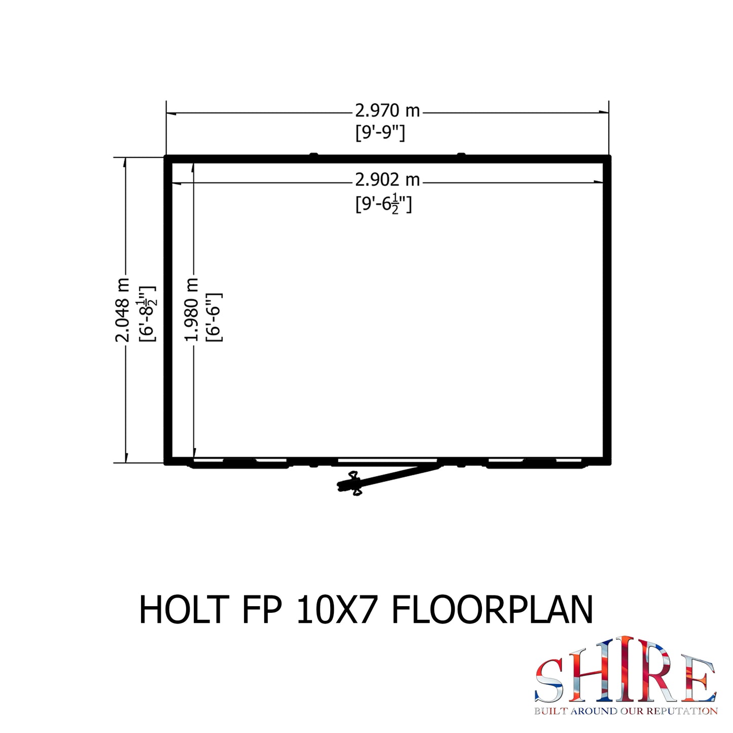 Shire Holt Single Door 7 x 10