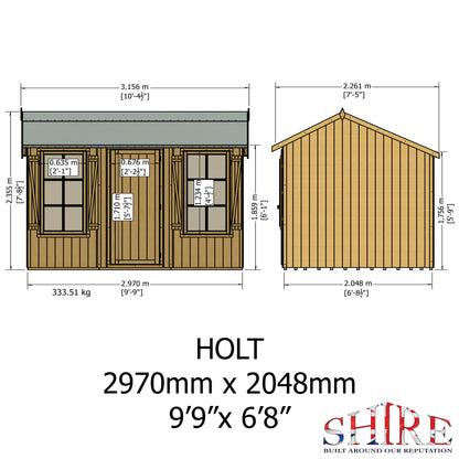 Shire Holt Single Door 7 x 10