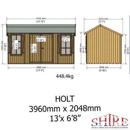 Shire Holt Double Door 7 x 13