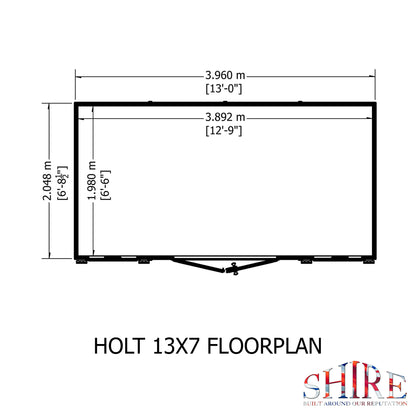 Shire Holt Double Door 7 x 13