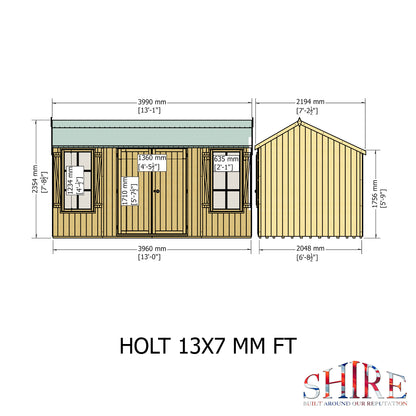 Shire Holt Double Door 7 x 13