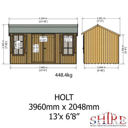 Shire Holt Double Door 7 x 13