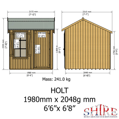 Shire Holt Single Door 7 x 7