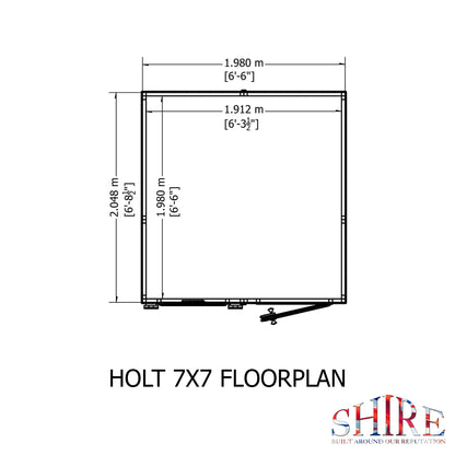 Shire Holt Single Door 7 x 7