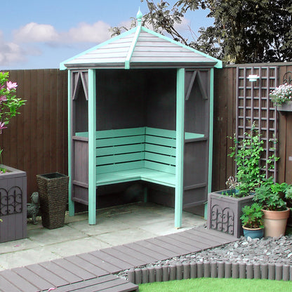 Shire Honeysuckle Corner Arbour Pressure treated