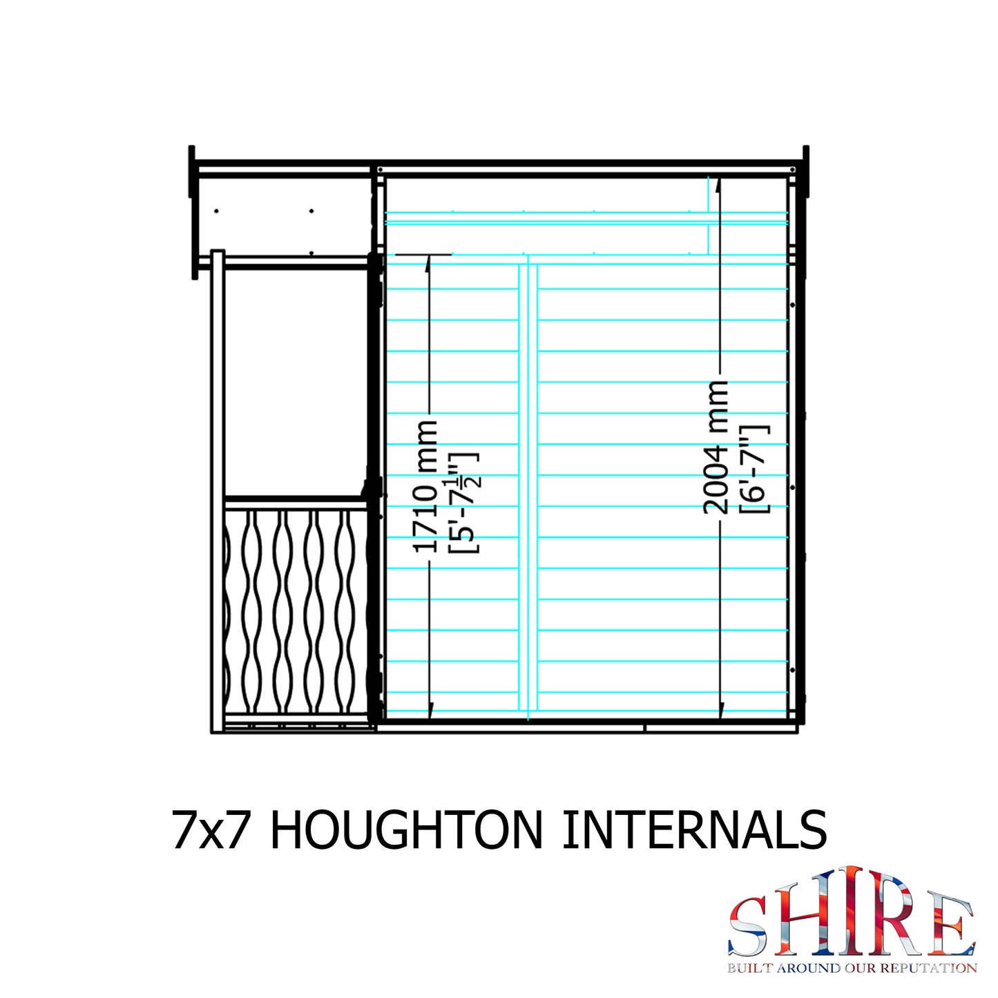 Shire Houghton(Vallance) 7 x 7